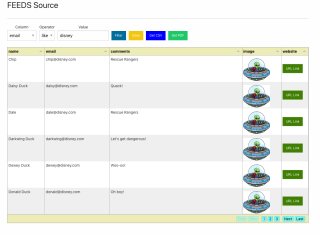 Auto Pagination, Downloads, Filtering, Sorting and more