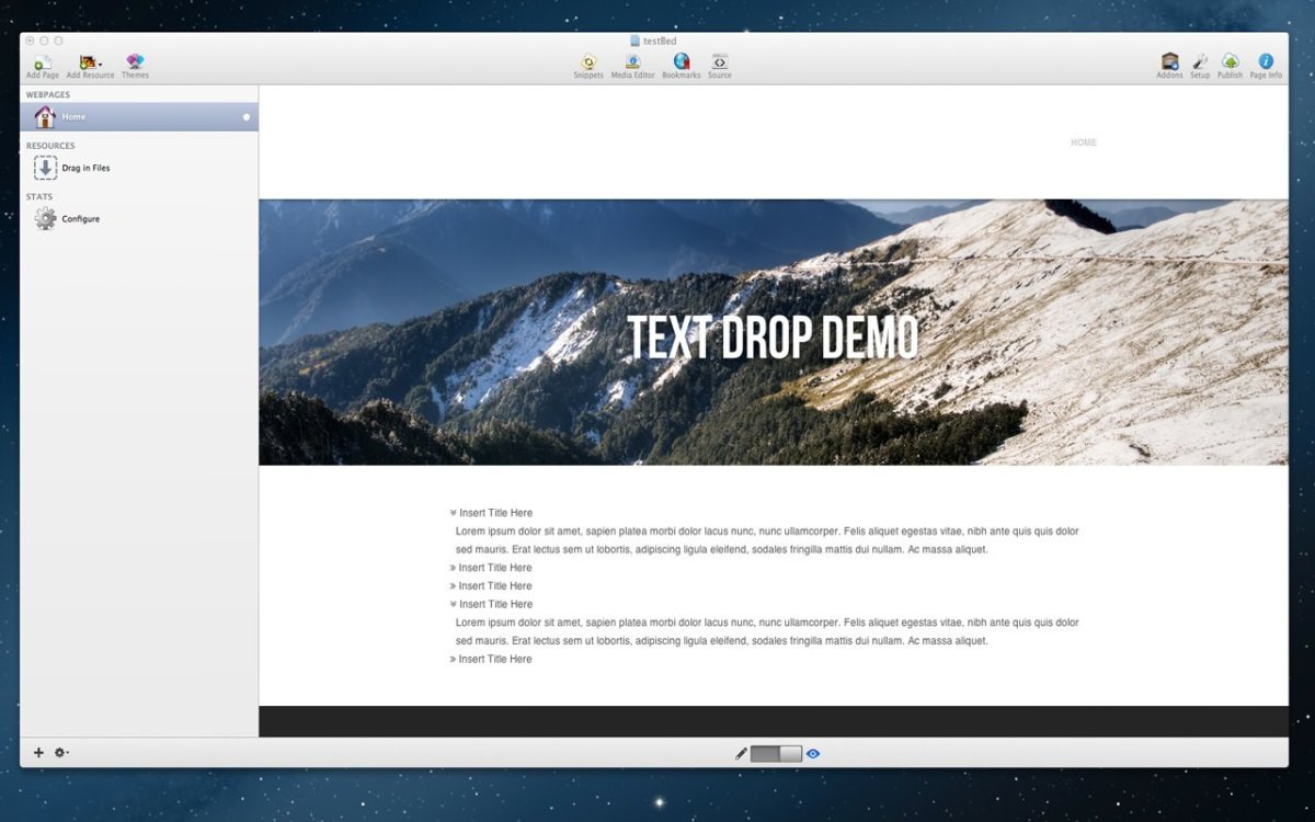 Text Drop Stacks Addon by Weaver's Space