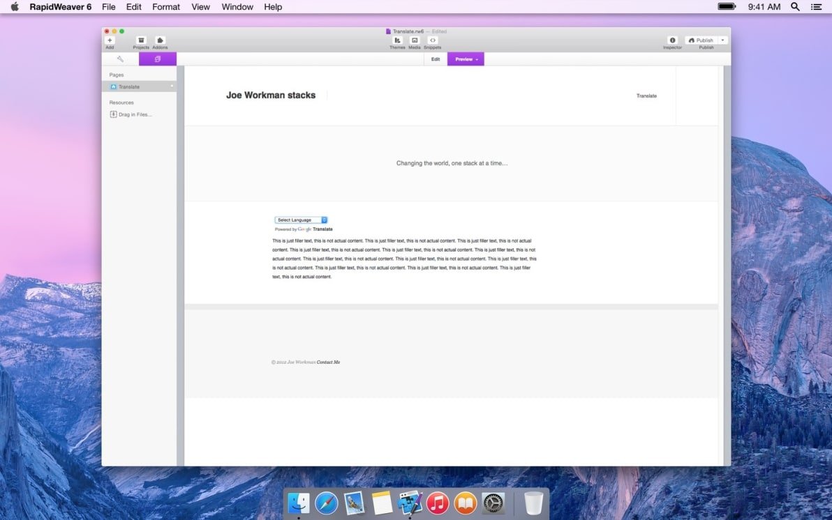 Translate Stacks Addon by Weaver's Space